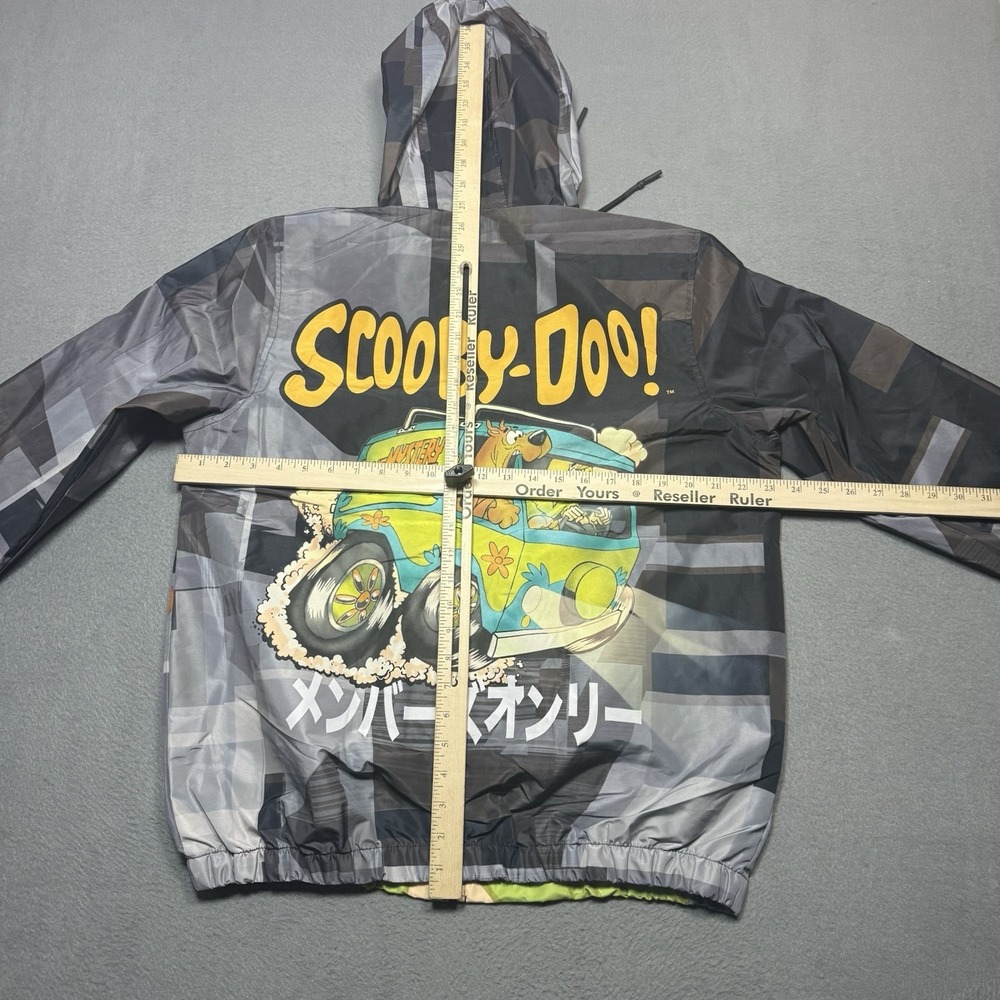 Members Only Jacket Mens M Scooby Doo Shaggy Mystery Machine Windbreaker NEW - Picture 8 of 10